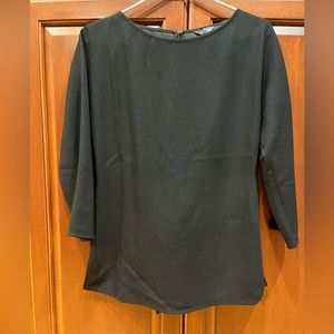 Club Monaco Fitted Blouse, black, size S